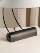 Deska - Bronze And Linen Task Lamp - Table Lamps Lights&Lamps Loom Collection Dubai