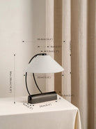 Deska - Bronze And Linen Task Lamp - Table Lamps Lights&Lamps Loom Collection Dubai
