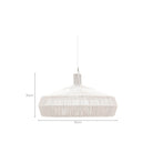 Doric Pendant Lamp - Chalk - Ceiling Lights Loom Collection Loom Collection Dubai