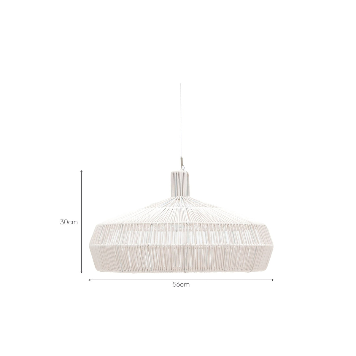 Doric Pendant Lamp - Chalk - Ceiling Lights Loom Collection Loom Collection Dubai