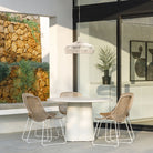 Doric Pendant Lamp - Chalk - Ceiling Lights Loom Collection Loom Collection Dubai