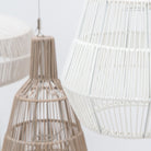 Doric Pendant Lamp - Linen - Ceiling Lights Loom Collection Loom Collection Dubai