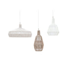 Doric Pendant Lamp - Stonewhite - Ceiling Lights Loom Collection Loom Collection Dubai