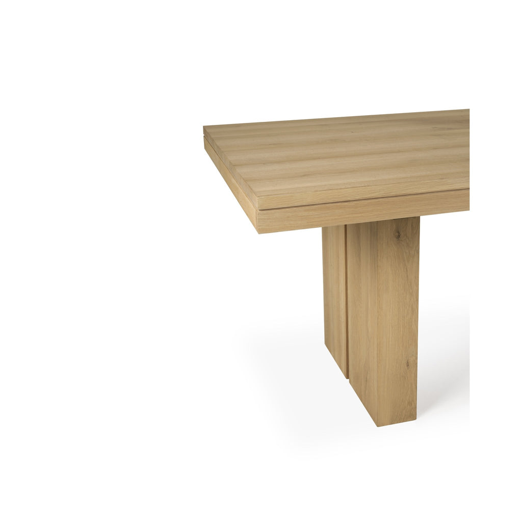 Double Extendable Dining Table - Oak - Loom Collection