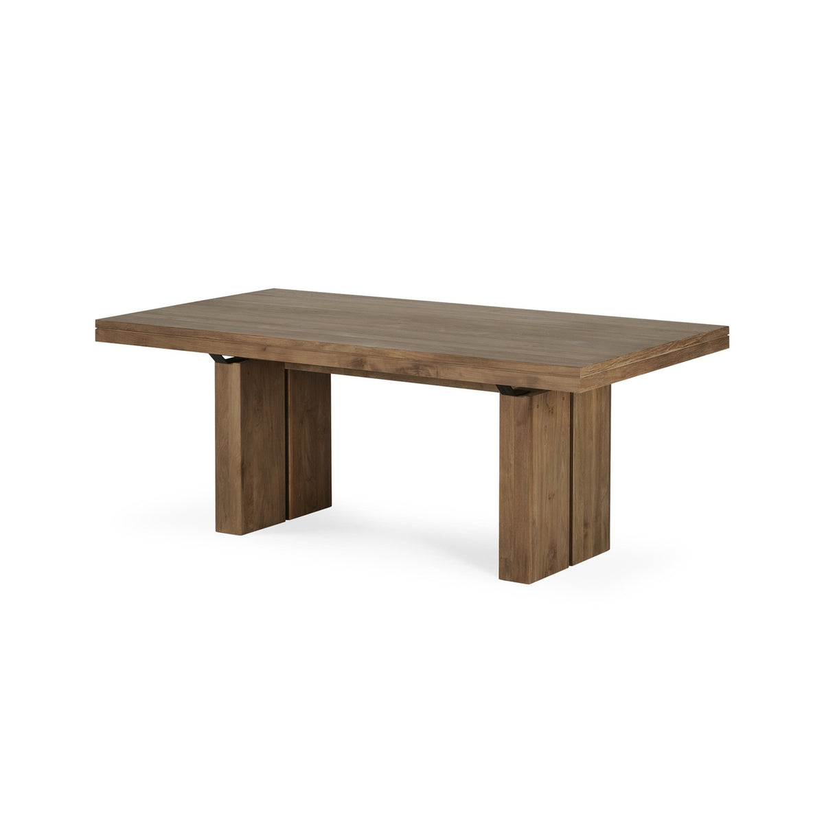 Double Extendable Dining Table - Teak