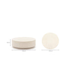 Drift Round Coffee Table - Sand - Coffee Tables Loom Collection Loom Collection Dubai