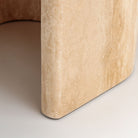 Dune Dining Table - Travertine - Rectangular Dining Tables Loom Collection Loom Collection Dubai
