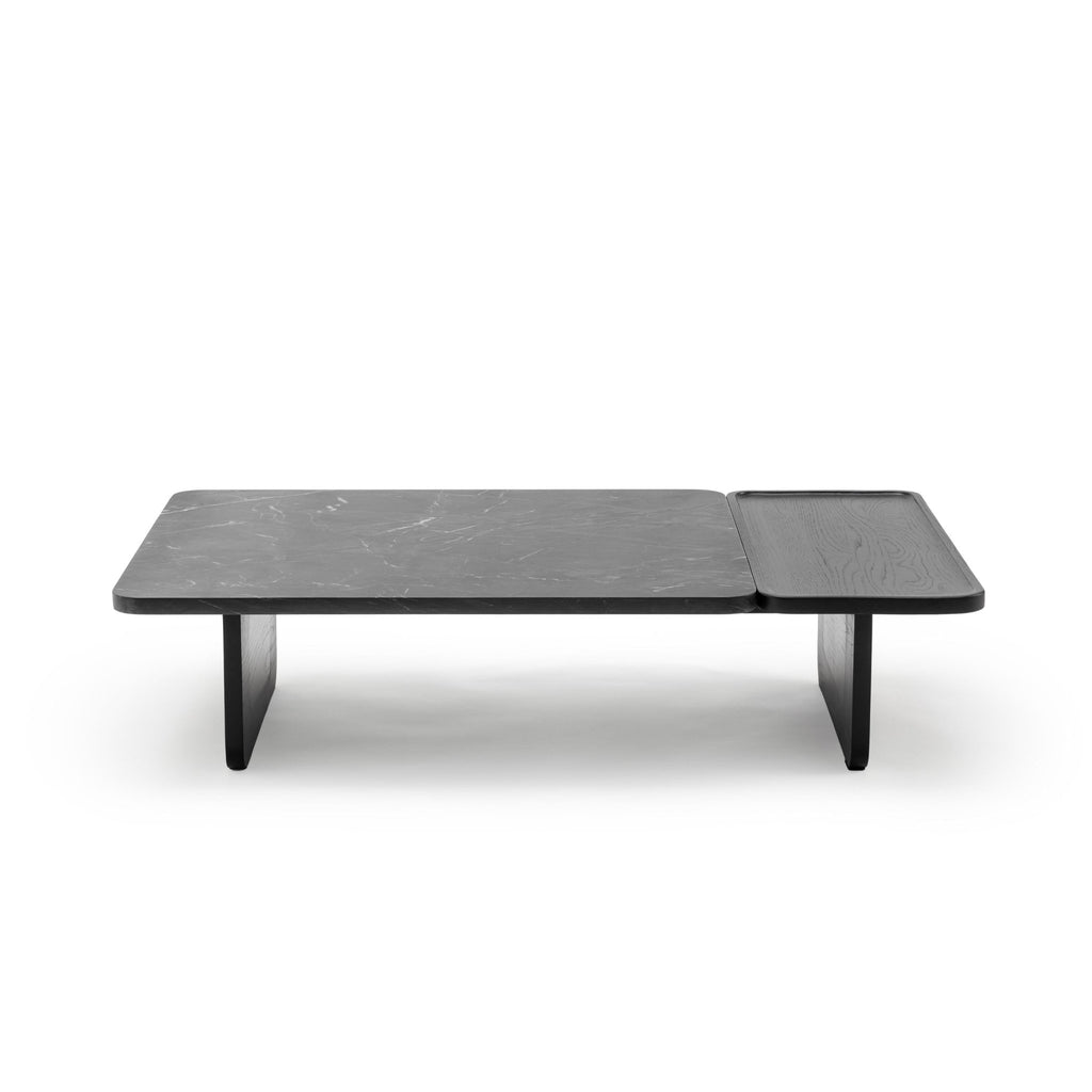 Duo Coffee Table 130 - Black Oak & Nero Perlato - Coffee Tables Tolv Loom Collection Dubai