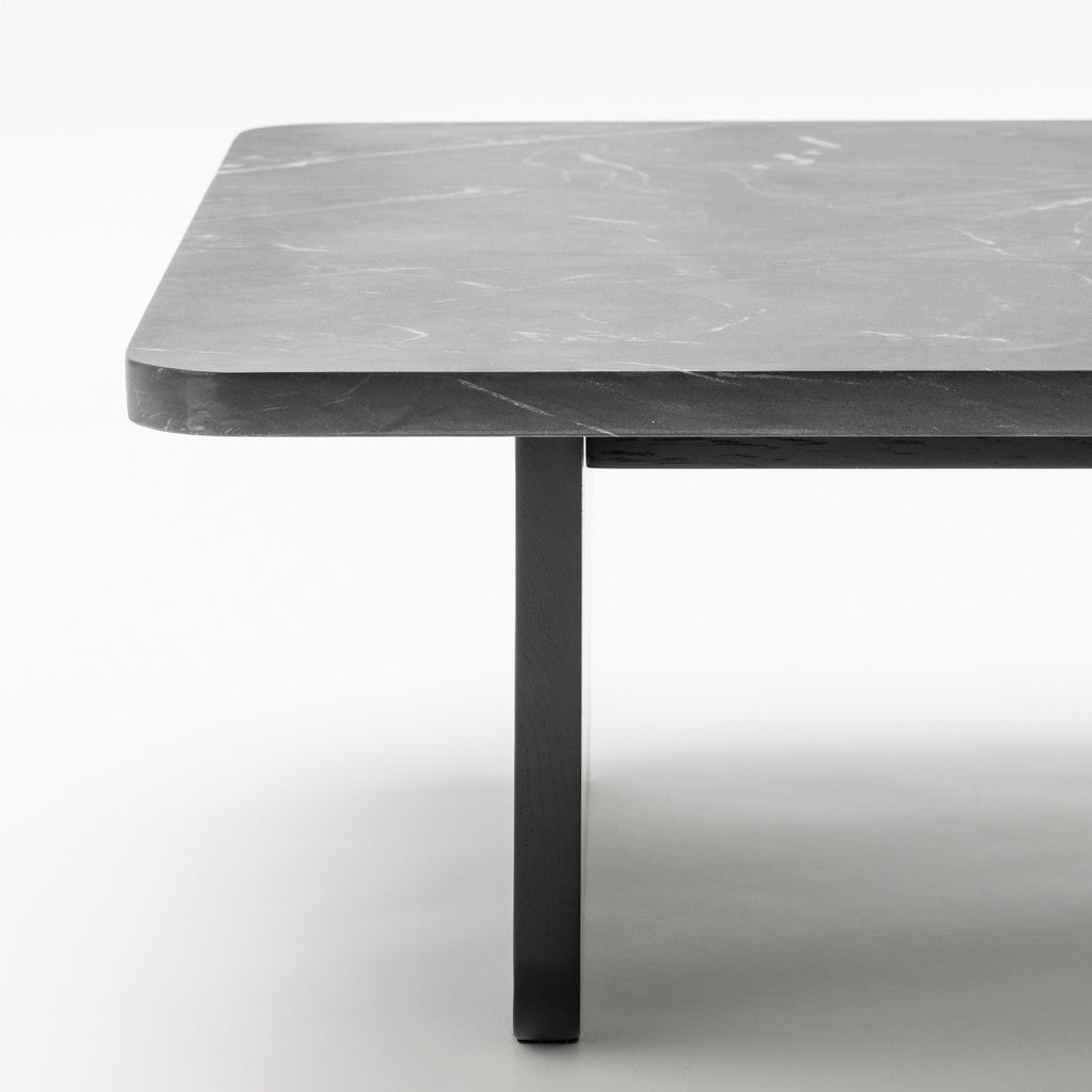 Duo Coffee Table 130 - Black Oak & Nero Perlato - Coffee Tables Tolv Loom Collection Dubai