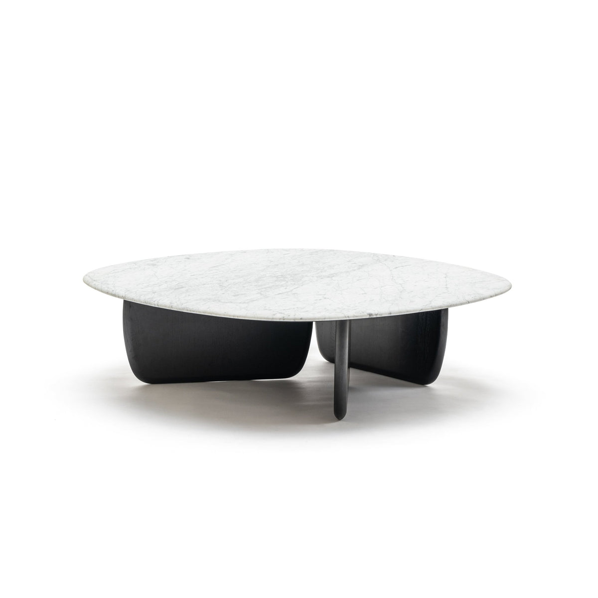 Eden Coffee Table 120 - Black Oak & Bianca Carrara - Coffee Tables Tolv Loom Collection Dubai