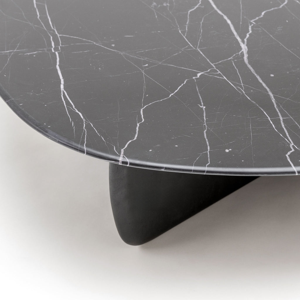 Eden Coffee Table 120 - Black Oak & Nero Marquina - Loom Collection