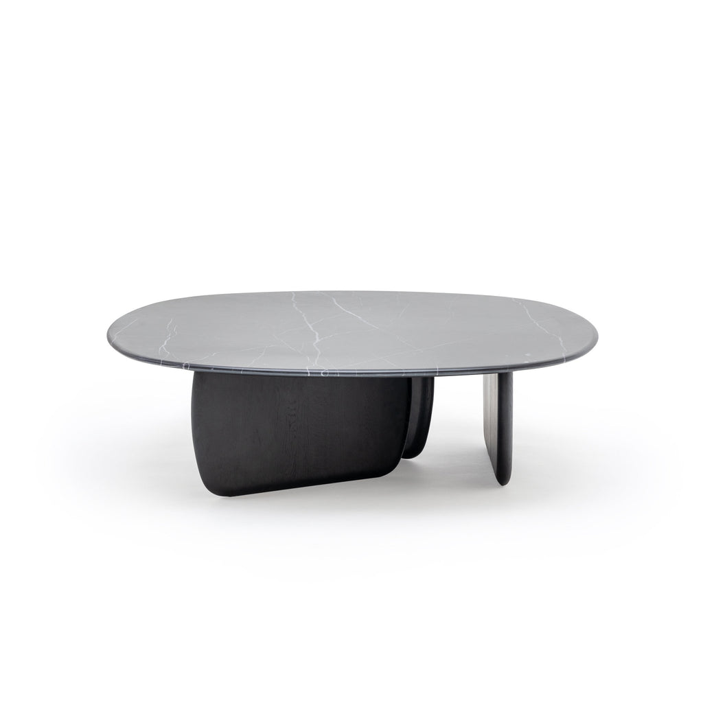 Eden Coffee Table 120 - Black Oak & Nero Marquina - Loom Collection