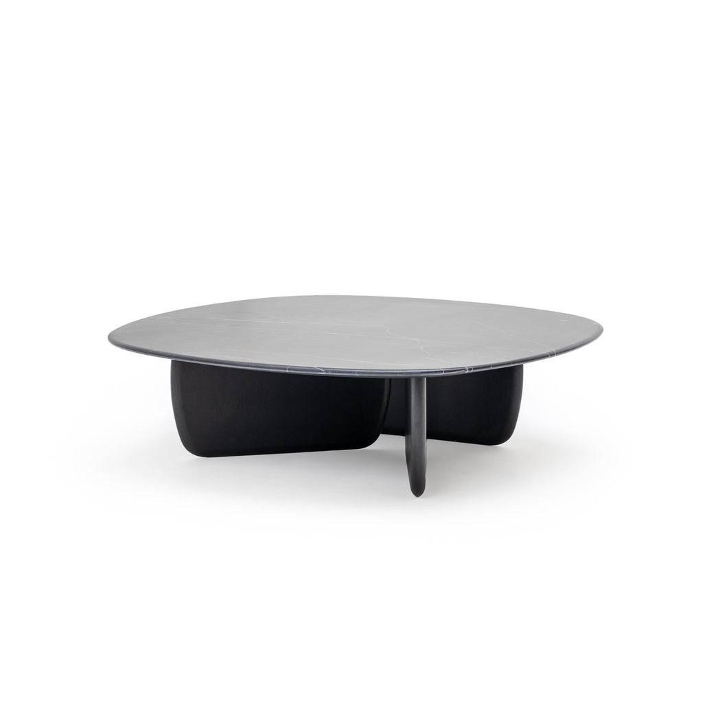 Eden Coffee Table 120 - Black Oak & Nero Marquina - Loom Collection