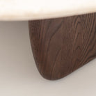 Eden Coffee Table 120 - Espresso Oak & Travertine