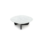 Eden Coffee Table 90 - Black Oak & Bianca Carrara - Coffee Tables Tolv Loom Collection Dubai