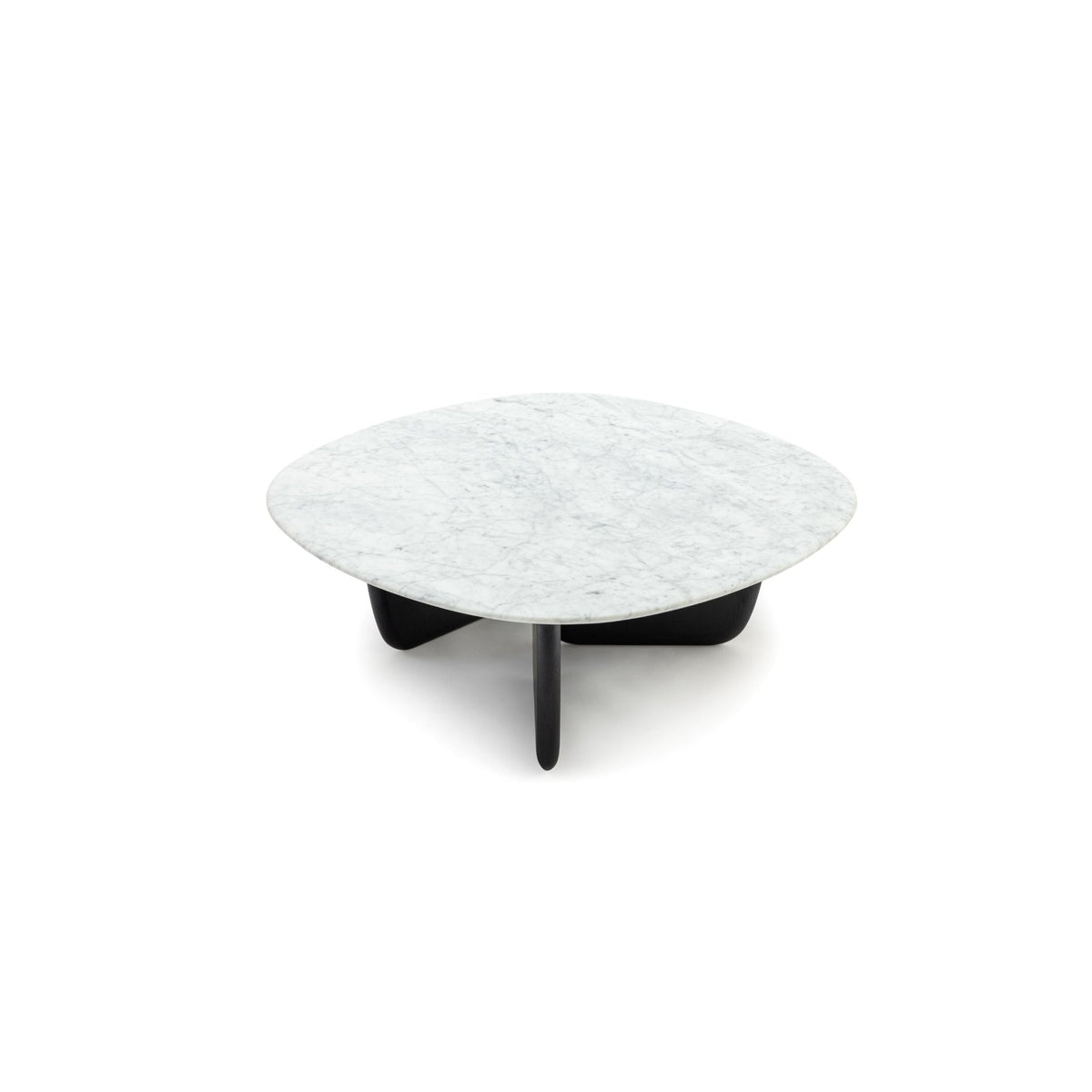 Eden Coffee Table 90 - Black Oak & Bianca Carrara - Coffee Tables Tolv Loom Collection Dubai