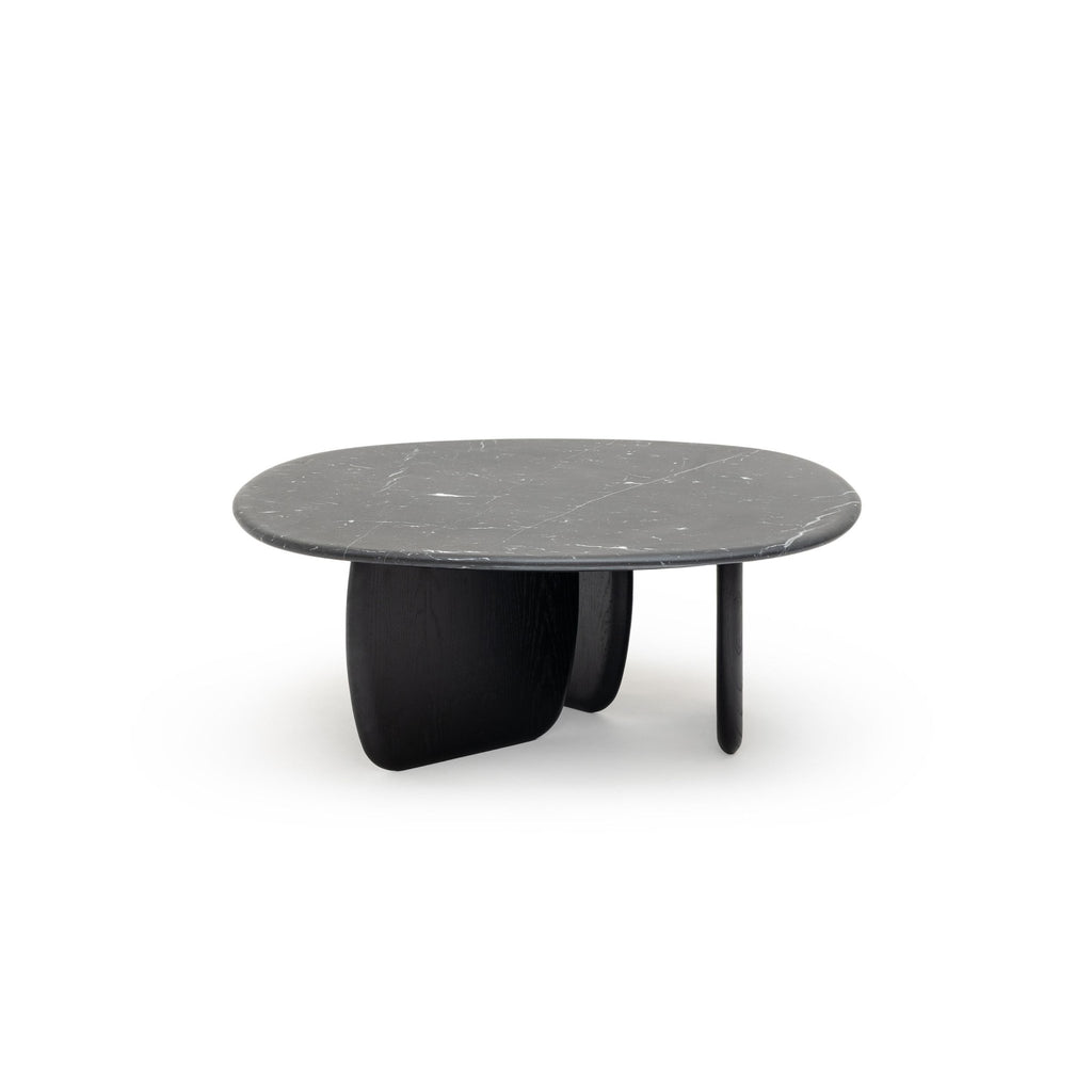 Eden Coffee Table 90 - Black Oak & Nero Marquina - Coffee Tables Tolv Loom Collection Dubai