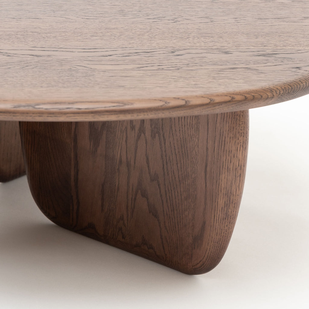 Eden Coffee Table 90 - Espresso Oak - Coffee Tables Tolv Loom Collection Dubai