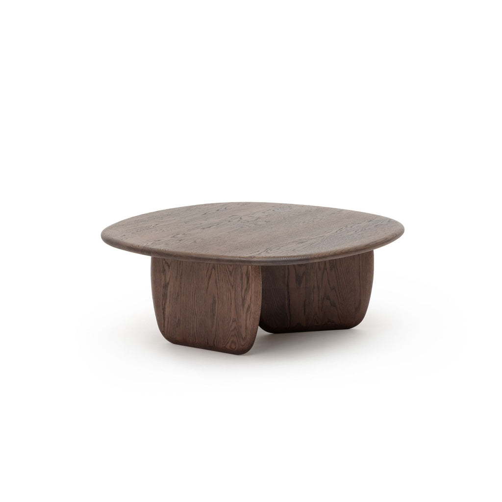Eden Coffee Table 90 - Espresso Oak - Coffee Tables Tolv Loom Collection Dubai