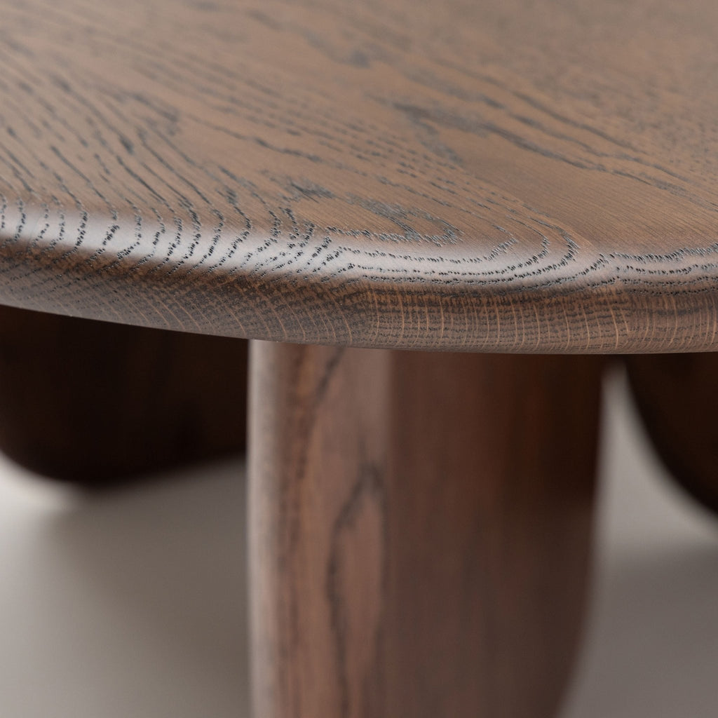 Eden Coffee Table 90 - Espresso Oak - Coffee Tables Tolv Loom Collection Dubai