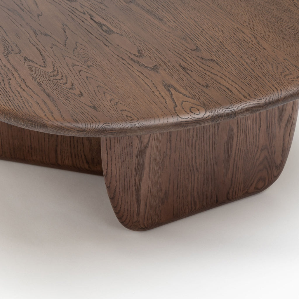 Eden Coffee Table 90 - Espresso Oak - Coffee Tables Tolv Loom Collection Dubai