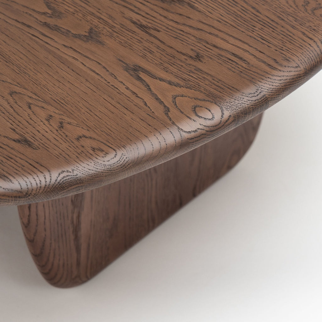 Eden Coffee Table 90 - Espresso Oak - Coffee Tables Tolv Loom Collection Dubai