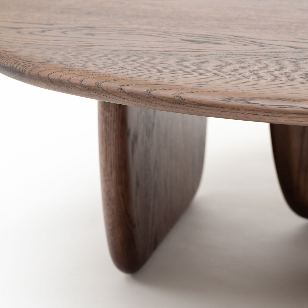 Eden Coffee Table 90 - Espresso Oak - Coffee Tables Tolv Loom Collection Dubai