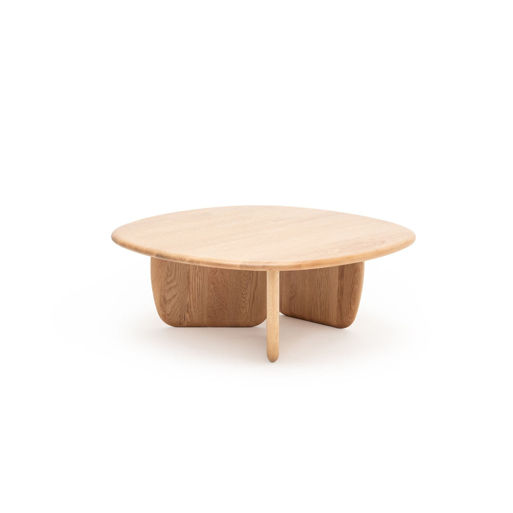 Eden Coffee Table 90 - Light Oak - Coffee Tables Tolv Loom Collection Dubai