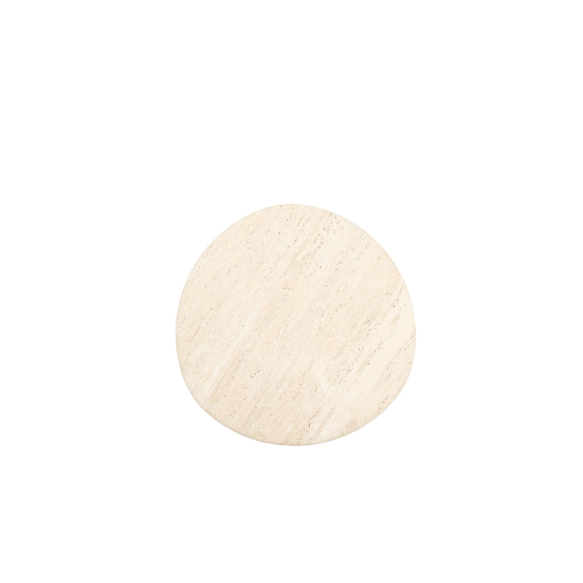 Eden Side Table - Espresso Oak & Travertine