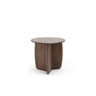 Eden Side Table - Espresso Oak - Side Tables Tolv Loom Collection Dubai