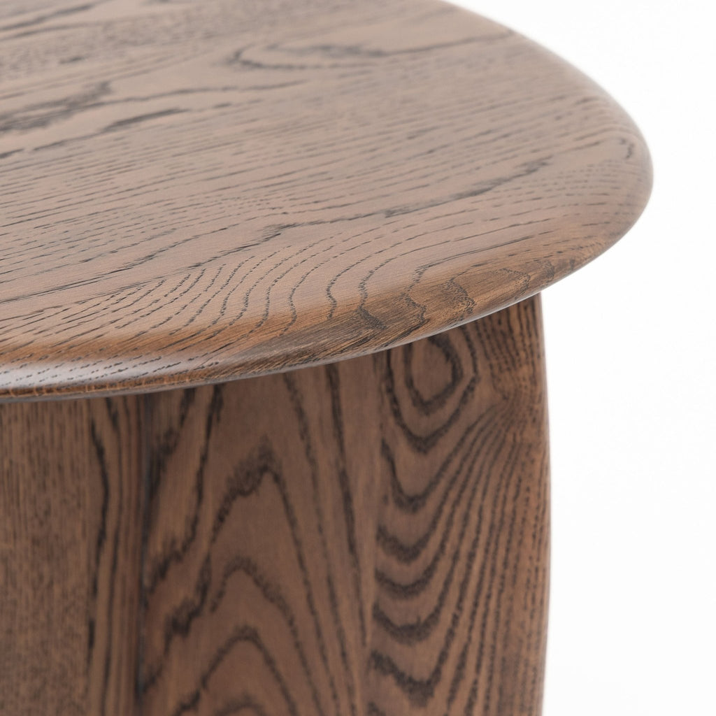 Eden Side Table - Espresso Oak - Side Tables Tolv Loom Collection Dubai