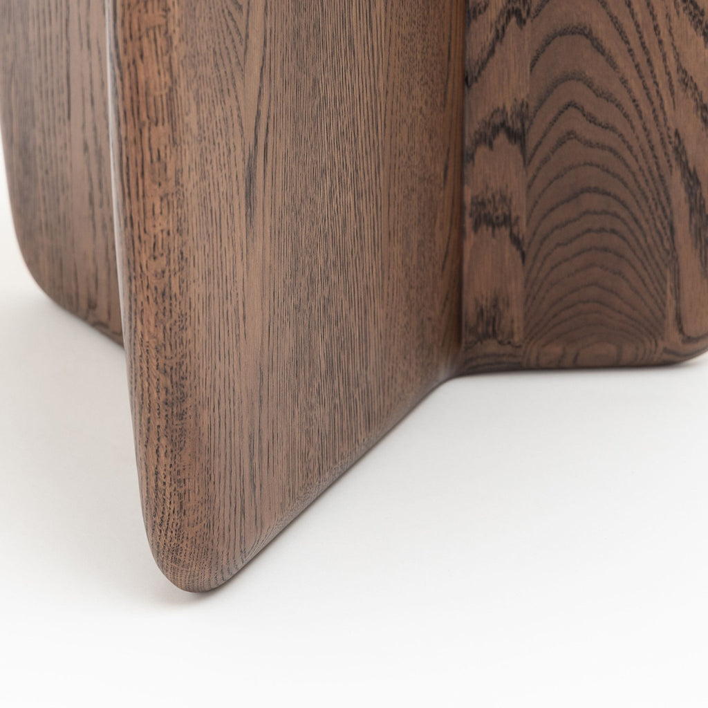 Eden Side Table - Espresso Oak - Side Tables Tolv Loom Collection Dubai