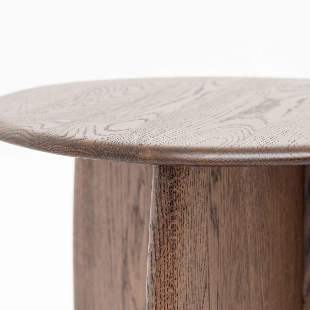 Eden Side Table - Espresso Oak - Side Tables Tolv Loom Collection Dubai