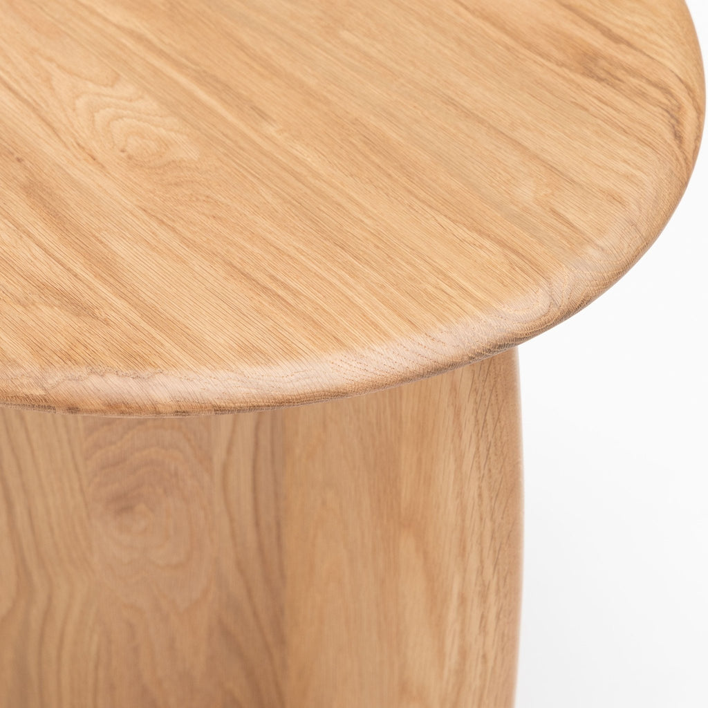 Eden Side Table - Light Oak - Side Tables Tolv Loom Collection Dubai