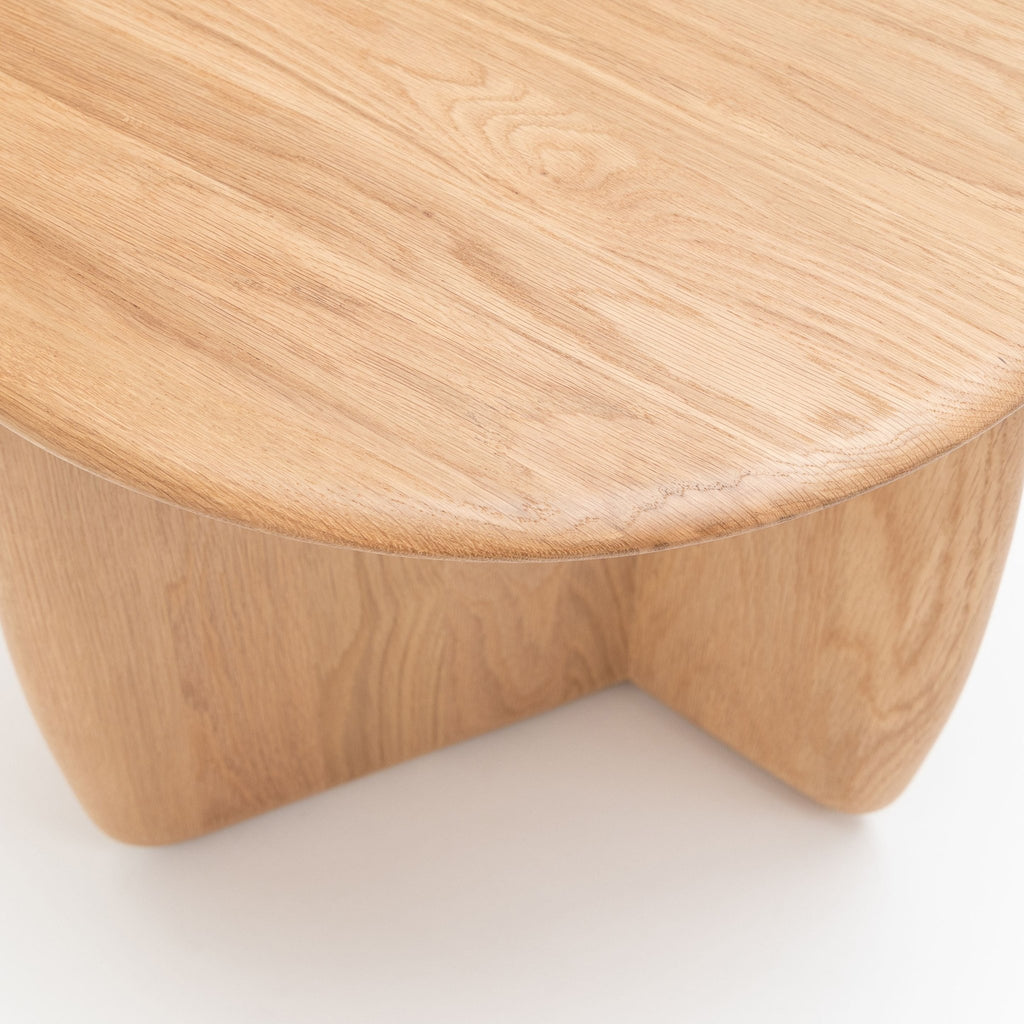 Eden Side Table - Light Oak - Side Tables Tolv Loom Collection Dubai