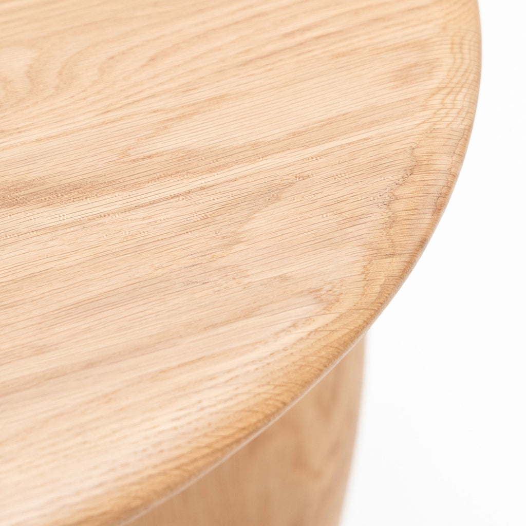 Eden Side Table - Light Oak - Side Tables Tolv Loom Collection Dubai