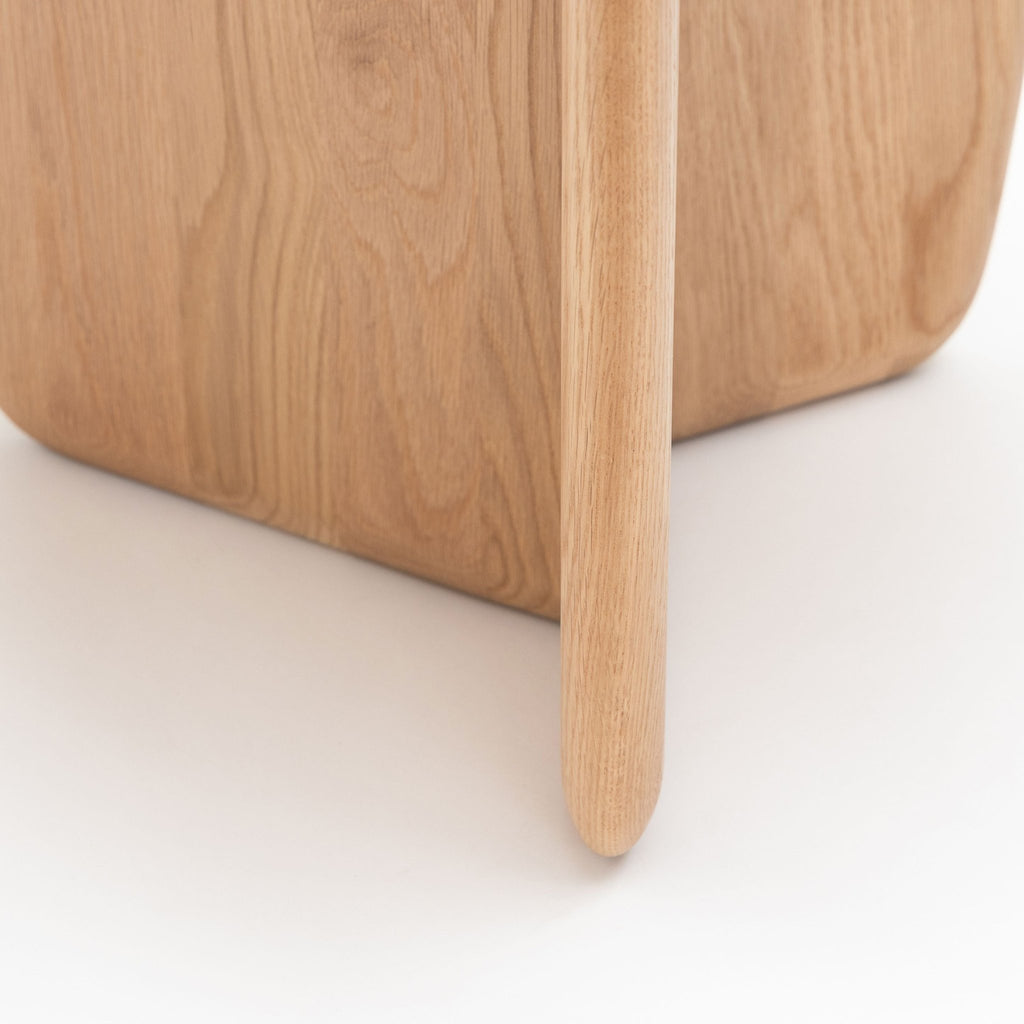 Eden Side Table - Light Oak - Side Tables Tolv Loom Collection Dubai