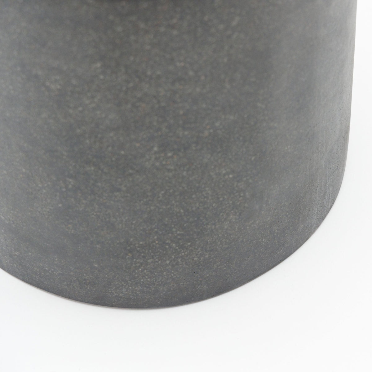 Edith Stool - Cemento Graphite - Side Tables Loom Collection Loom Collection Dubai