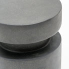 Edith Stool - Cemento Graphite - Side Tables Loom Collection Loom Collection Dubai
