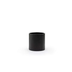 Elle Cylinder Planter - Black - Pots & Planters Loom Collection Loom Collection Dubai