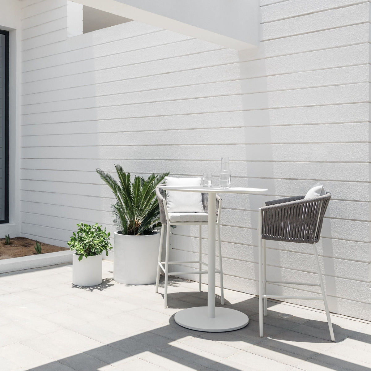 Elle Cylinder Planter - Chalk - Pots & Planters Loom Collection Loom Collection Dubai
