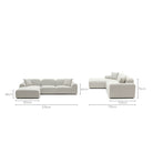 Ellery Sofa - Salt & Pepper - Modular Sofas Loom Collection Loom Collection Dubai