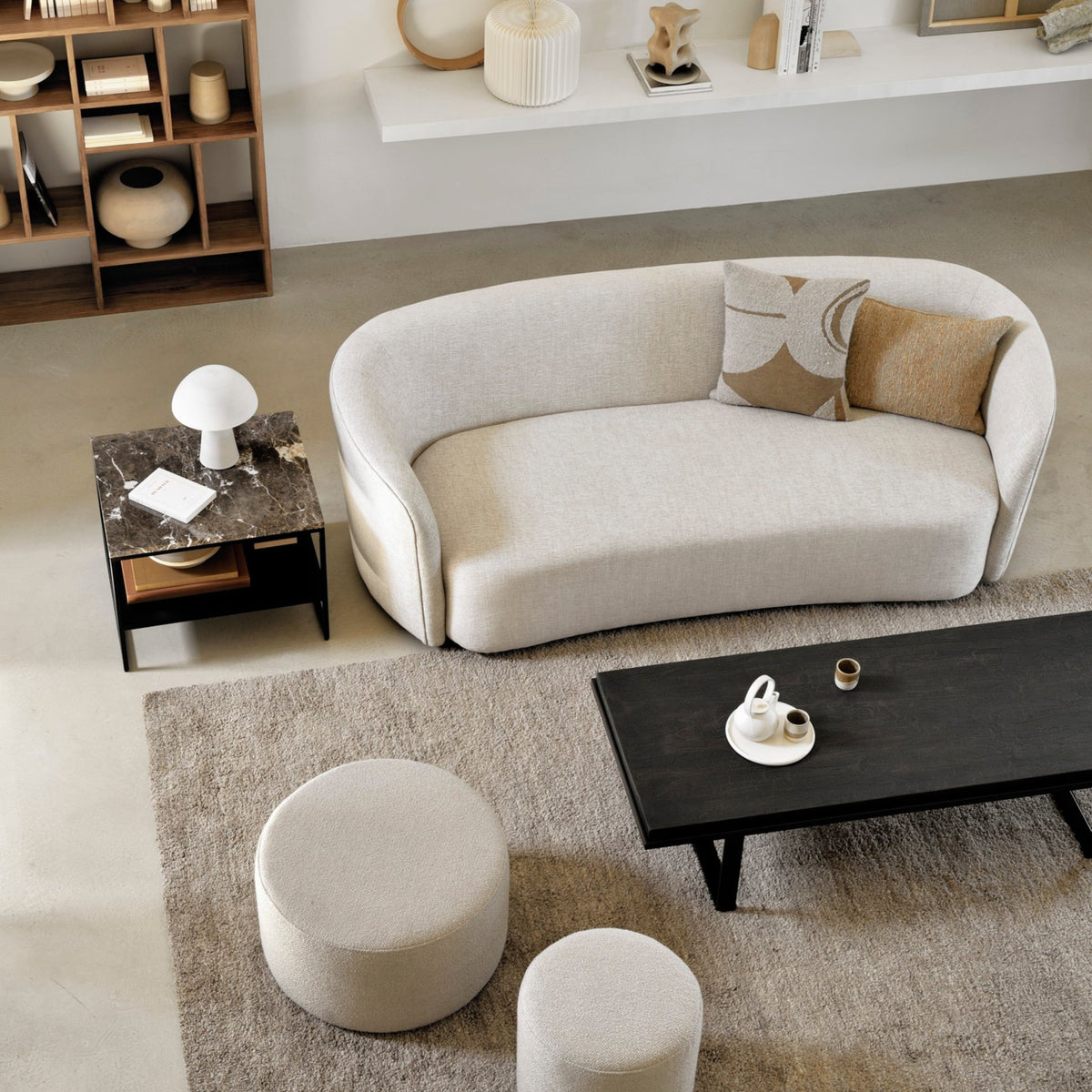 Ellipse Sofa - Oatmeal