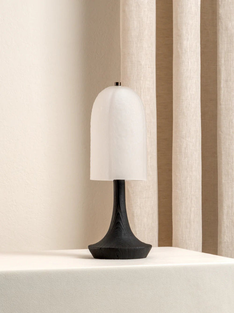 Ember - Charred Wood Rechargeable Table Lamp - Loom Collection