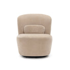 Erin Swivel Accent Chair - Latte