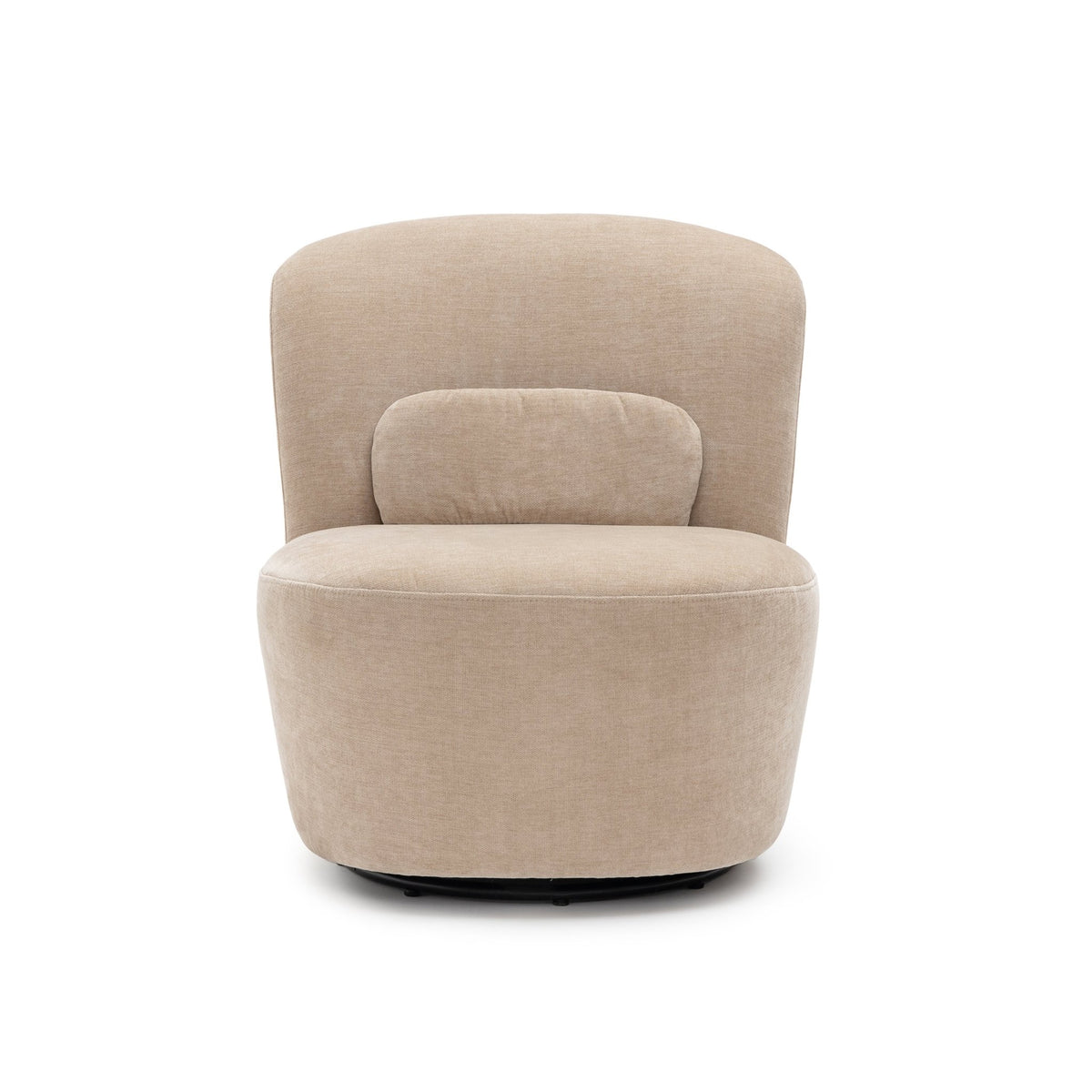 Erin Swivel Accent Chair - Latte