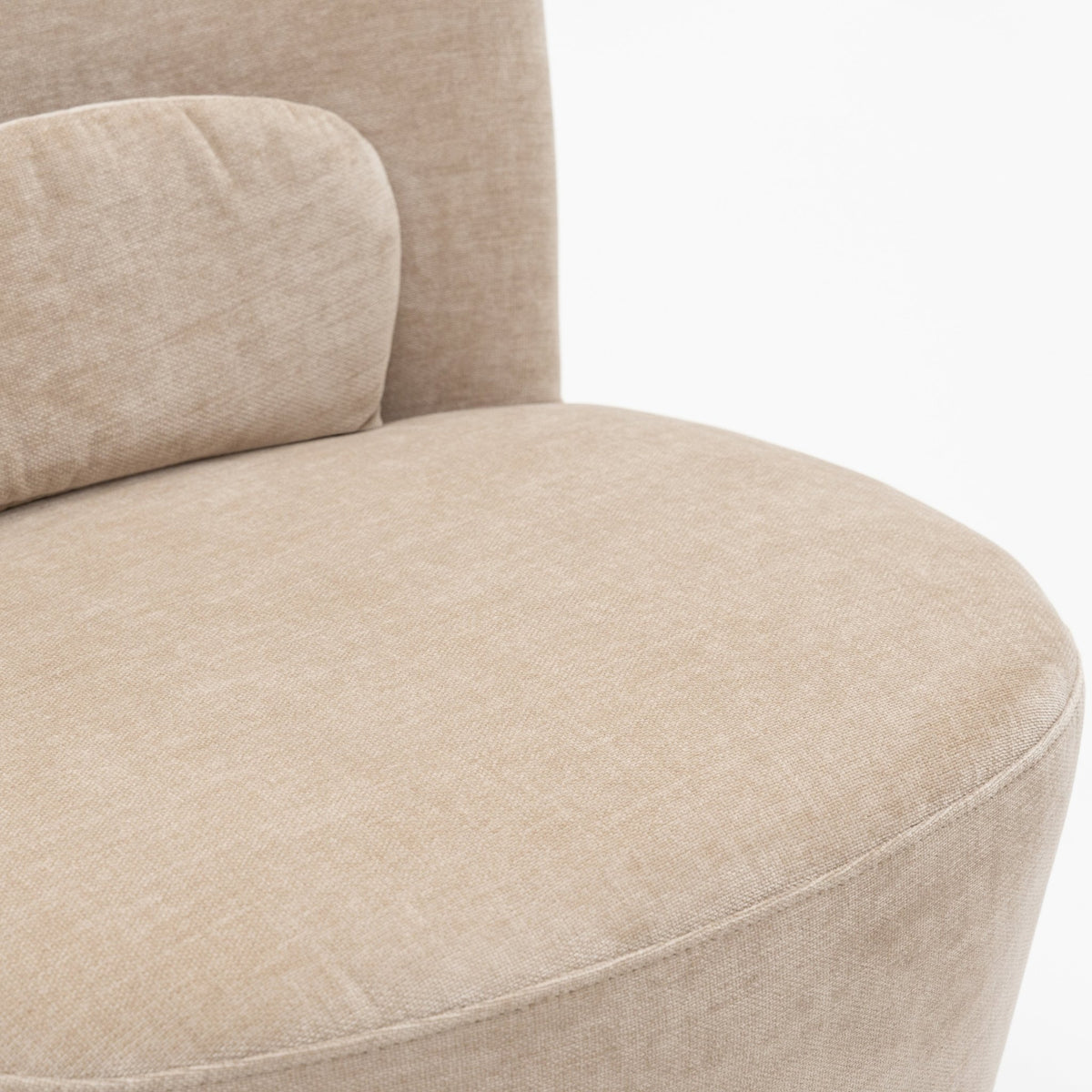 Erin Swivel Accent Chair - Latte