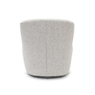 Erin Swivel Accent Chair - Salt & Pepper Bouclï¿