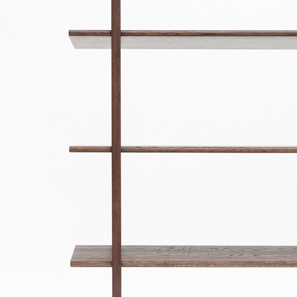 Farnsworth Tall Shelf - Espresso Oak - Shelving Tolv Loom Collection Dubai