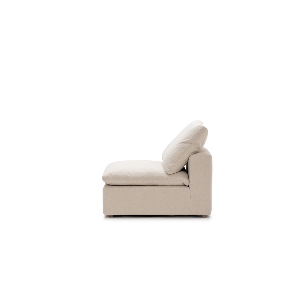 Feather Cloud Armless - Natural - Modular Sofas Loom Collection Loom Collection Dubai